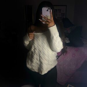 Cute white sweater